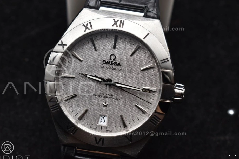 Edition on Black Super Constellation 1:1 Gummy Strap SS Clone Best VSF Dial Gray A8900 1226